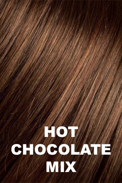 Ellen Wille - Synthetic Mix Colors - Hot Chocolate Mix. Medium Brown, Reddish Brown, and Light Auburn blend.