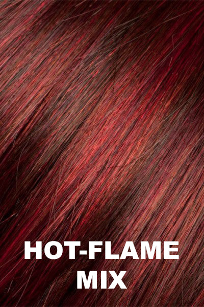 Ellen Wille - Synthetic Mix Colors - Hot Flame Mix. Bright Cherry Red and Dark Burgundy mix.