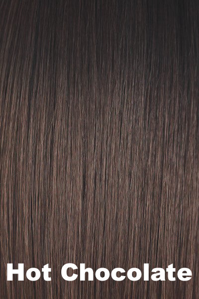 Orchid Wigs - Clara (#4115) - Hot Chocolate. A dark brown with a subtle blend of dark chocolate and milk chocolate tones.