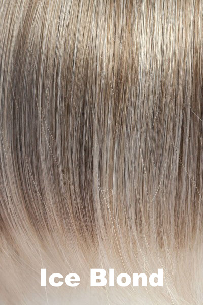 Noriko - Synthetic Colors - Ice Blonde. Ashy Blond base with White Gold tip and highlights on faceline.