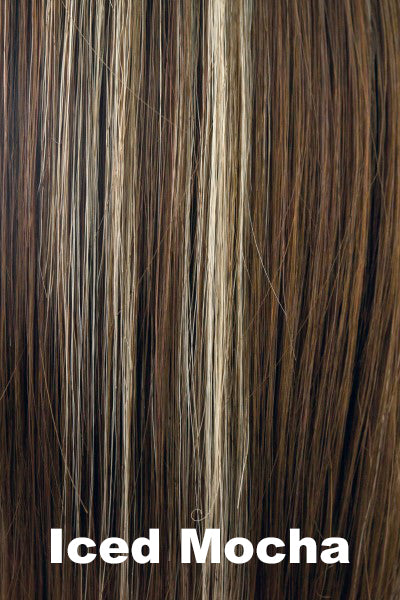 Rene of Paris - Synthetic Colors - Iced Mocha. Medium Brown color with added cool light blond highlights.