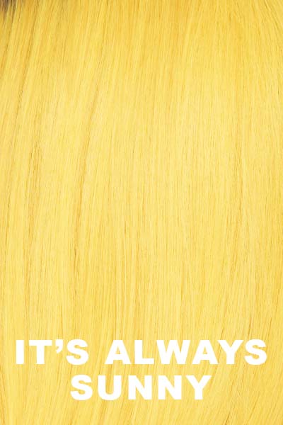 Hairdo - Synthetic Colors - It's Always Sunny. Fantasy Yellow with deep roots.