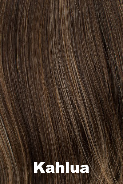 Tony or Beverly - Synthetic Colors - Kahlua. Medium Brown w/ 25% Gold Highlights. 