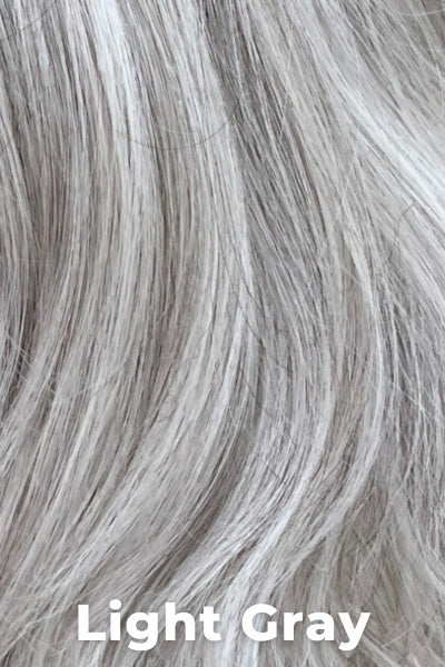 Toni Brattin Wigs - Marvelous Plus (#325) - Light Gray. Lightest silver grey blended with pure white.