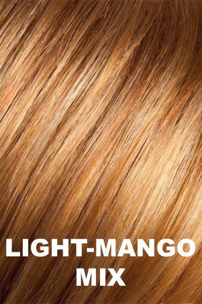 Ellen Wille - Synthetic Mix Colors - Light Mango Mix. Medium Copper Red, Copper Red, and Butterscotch Blonde Highlights.