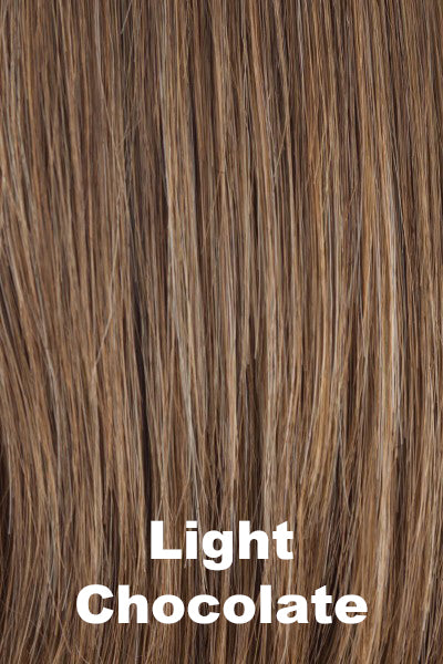 Rene of Paris - Synthetic Colors - Light Chocolate. Light Brown with Light Red/Brown Highlights.