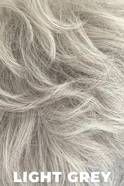 Color Light Grey for Gabor wig Adoration. Lightest grey and silver grey blend with pure white highlights.