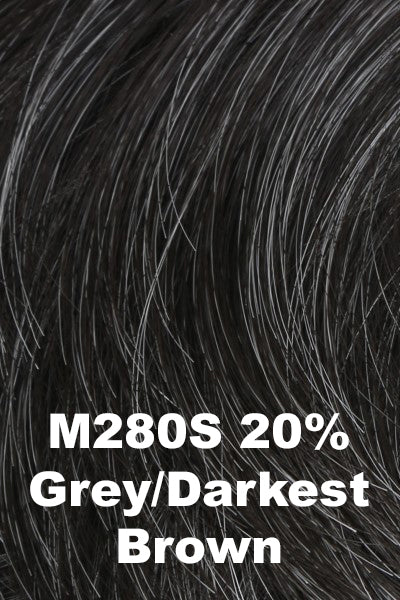 HIM - Synthetic Colors - M280S. 20% Grey, Darkest Brown.