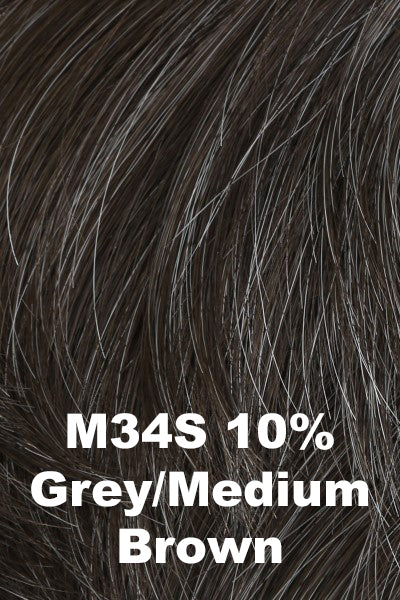 HIM - Synthetic Colors - M34S. 10% Grey, Medium Brown.