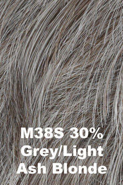 HIM Wigs - Style Elite - M38S. Dark Brown with 5% Gray