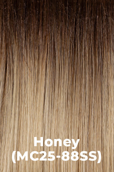 Kim Kimble - Synthetic Colors - Honey (MC25/88SS). Beige Blonde base with Rich Medium Brown roots.
