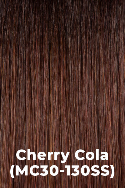 Kim Kimble Wigs - 14" Classic Bob Headband Wig - Cherry Cola (MC30/130SS). Copper base with Rich Dark Brown roots.