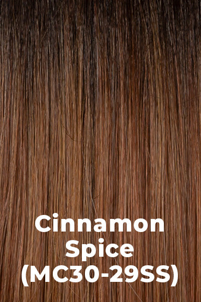 Kim Kimble - Synthetic Colors - Cinnamon Spice (MC30/29SS). Deep Amber base with Rich Dark Brown roots.