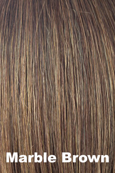 Amore - Synthetic Colors - Marble Brown. Dark Brown (8) w/ Medium Gold Blonde (27) Highlights.