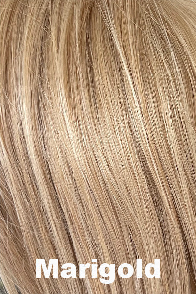 Orchid - Human Hair Colors - Marigold. A pale golden blonde with finely woven creamy highlight.