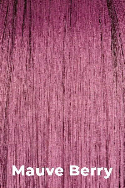 Muse - Synthetic Colors - Mauve Berry. Medium brown roots with a mauve base. 