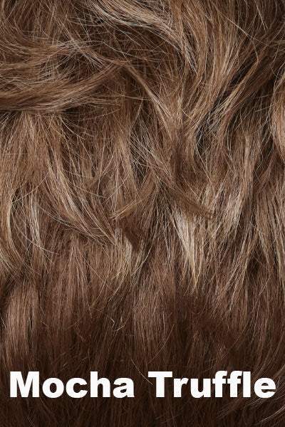 Orchid - Synthetic Colors - Mocha Truffle. Mid beige brown base color with creamy mocha blond highlights.
