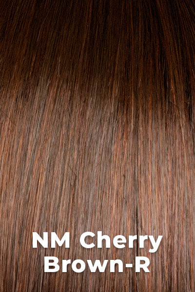 Amore - Heat Friendly Blend Colors - NM Cherry Brown-R. Medium rich brown and soft reddish brown base with medium red highlights.