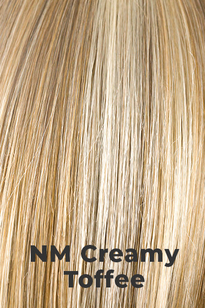 Noriko - Natural Movement Synthetic Colors - NM Creamy Toffee. Warm based blond with very fine cream highlights. Golden glow with undertones of coffee.