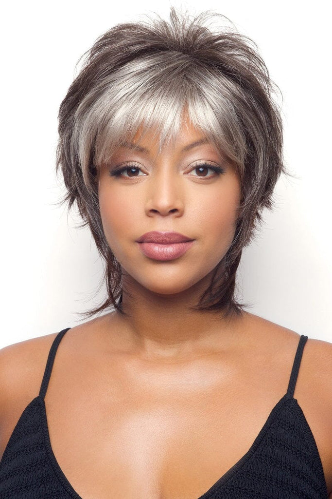 Model wearing the Noriko wig Millie #1655 2.