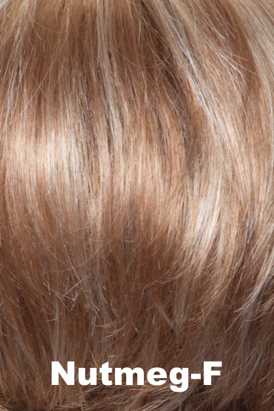 Noriko - Shaded Synthetic Colors - Nutmeg-F. Dark Brown Roots on Nutmeg & Champagne.