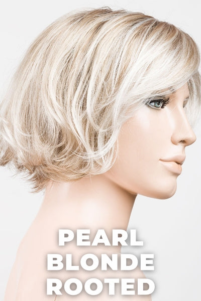 Ellen Wille - Rooted Synthetic Colors - Pearl Blonde Rooted. Pearl Platinum, Dark Ash Blonde, and Medium Honey Blonde mix.