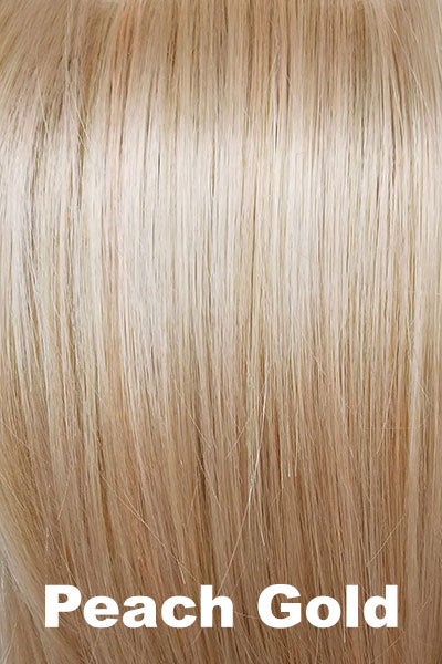 Noriko - Synthetic Colors - Peach Gold. Light Blonde, blended into a Pink Blonde.