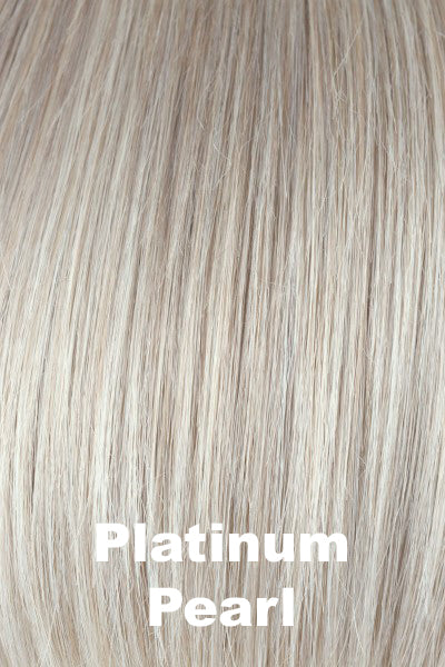 Color Platinum Pearl for Noriko wig Beau (#1727). Peal blonde base with pure white highlights.