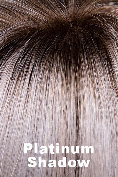 Envy - Human Hair Colors - Platinum Shadow. A cool light blonde with dark roots. 