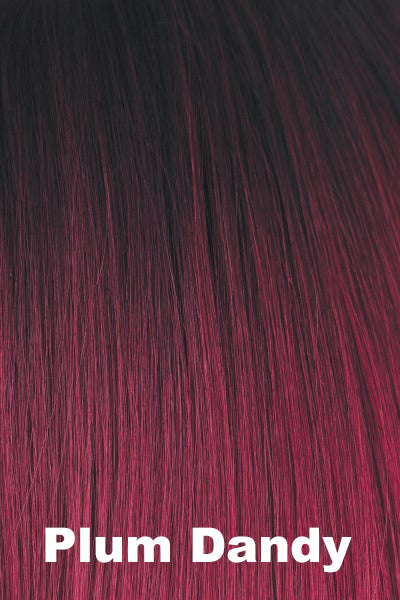 Orchid - Synthetic Colors - Plum Dandy. A dark brown root that contrasts into a punchy plumb, red violet and raspberry rouges.