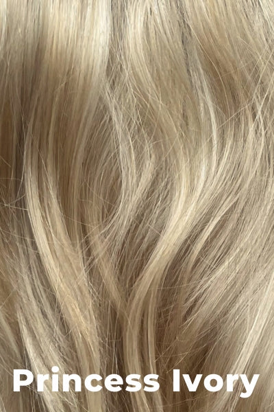 TressAllure Wigs - Breeze - Princess Ivory. Light Creamy Blonde (102) w/ Platinum Blonde (103) Highlights.