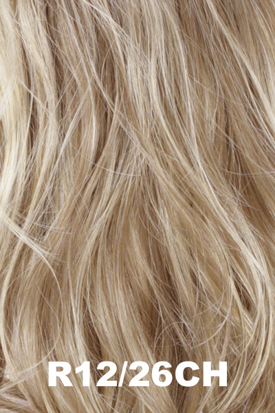 Estetica Wigs - Sevyn - R12/26CH -  Light Brown w/ Golden Blonde Chunky Highlights (modified).