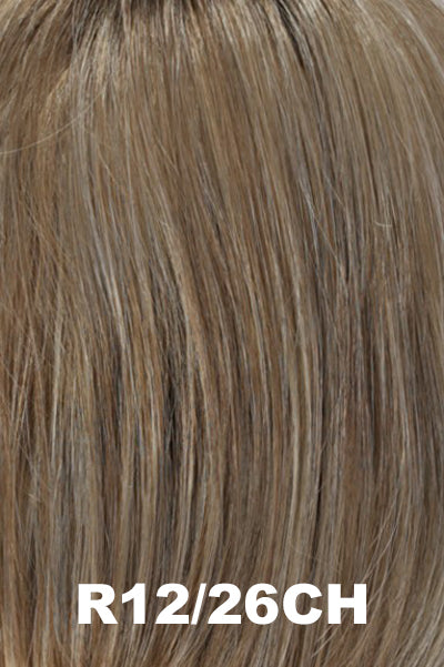 Estetica - Synthetic Colors - R12/26CH. Light Brown w/ Golden Blonde Chunky Highlights (modified).