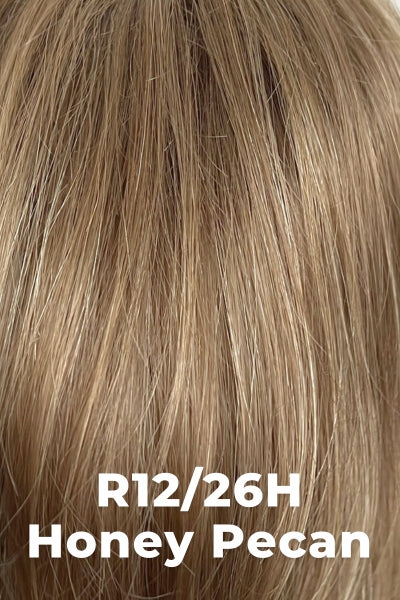 Raquel Welch - Human Hair Colors - Honey Pecan (R12/26). Light Brown w/ subtle Cool highlights.