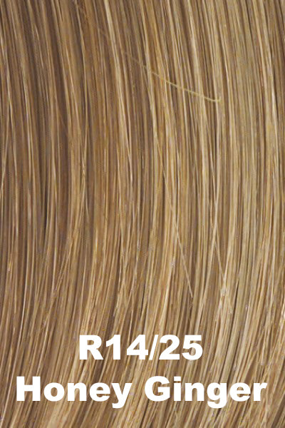 Raquel Welch Wigs - Dress Code - Honey Ginger (R14/25). Dark Golden Blonde w/ light Gold highlights.