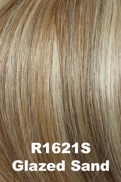 Raquel Welch - Human Hair Colors - Glazed Sand (R1621S). Honey Blonde w/ Ash highlights on top.