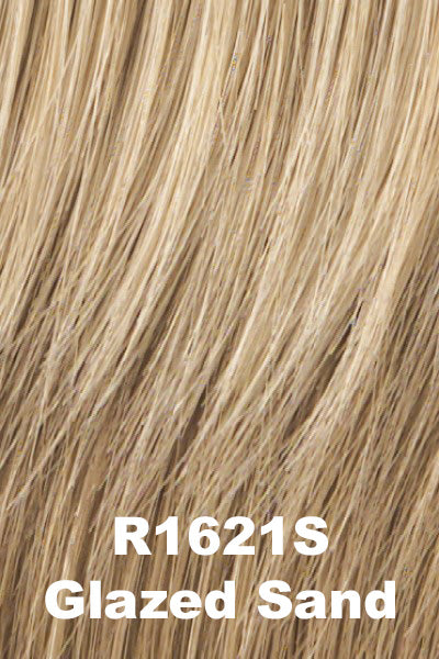 Raquel Welch Wigs - Dress Code - Glazed Sand (R1621S). Honey Blonde w/ Ash highlights on top.