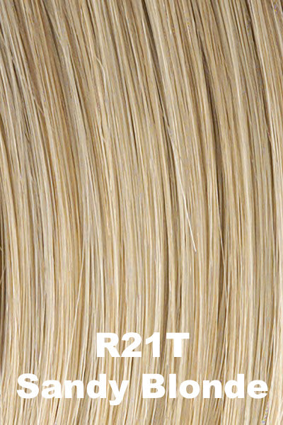 Hairdo - Synthetic Colors - Sandy Blonde (R21T). Pale blonde base with ash blonde tips.