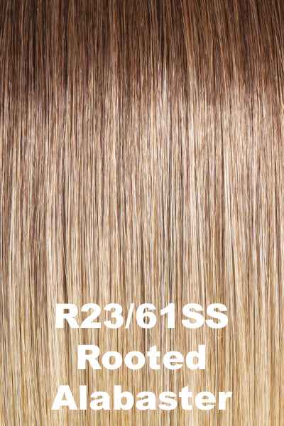 Hairdo - Synthetic Colors - Rooted Alabaster (R23/61SS). Light ash blonde hair with a touch of honey blonde.