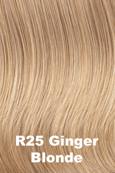 Raquel Welch Wigs - Dress Code - Ginger Blonde (R25).Golden Blonde w/ subtle highlights.