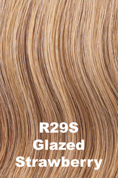 Hairdo - Synthetic Colors - Glazed Strawberry (R29S+). Light golden blonde with subtle hints of red undertones.