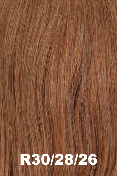 Estetica - Human Hair Colors - R30/28/26. Medium Auburn/Light Auburn/Golden Blonde blend.