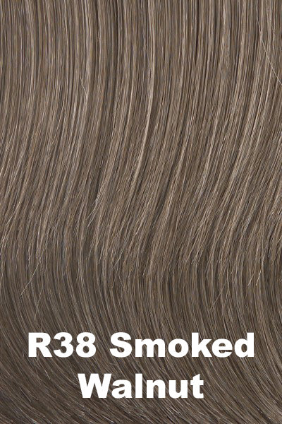 Raquel Welch - Synthetic Colors - Smoked Walnut (R38). Light Brown w/ 50% Gray. 