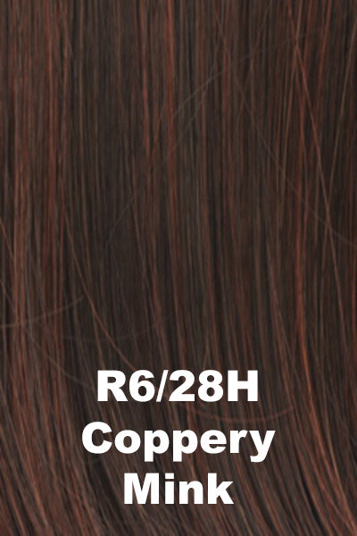 Raquel Welch - Synthetic Colors - Coppery Mink (R6/28H). Rich med Brown w/ Copper Blonde highlighting.