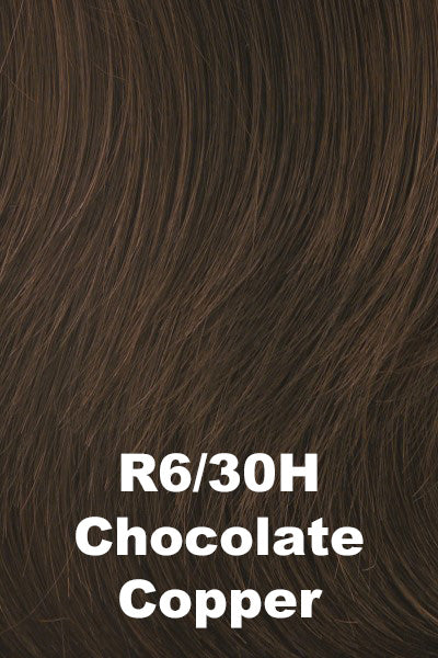Raquel Welch - Synthetic Colors - Chocolate Copper (R6/30H). Dark Brown w/ soft Coppery highlights.