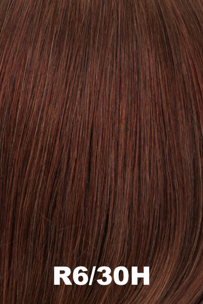 Estetica - Human Hair Colors - R6/30H. Chestnut Brown w/ Medium Auburn highlights.