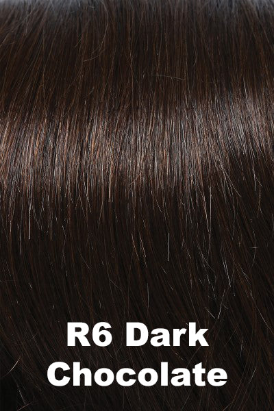 Raquel Welch - Human Hair Colors - Dark Chocolate (R6). Rich Dark Brown.