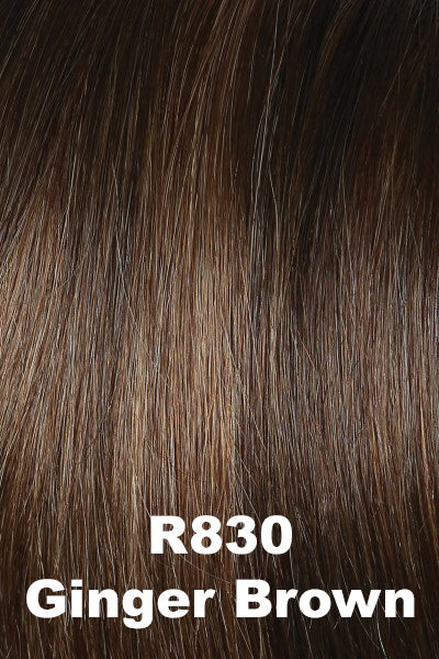 Raquel Welch - Human Hair Colors - Ginger Brown (R830). Warm Medium Brown.