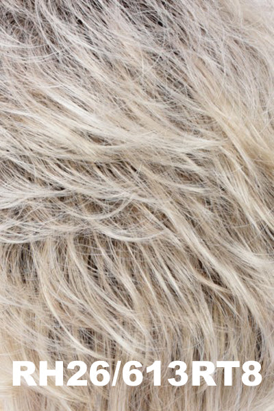 Estetica - Shaded Synthetic Colors - RH26/613RT8. Golden Blonde with Pale Blonde highlights and Golden Brown roots. 