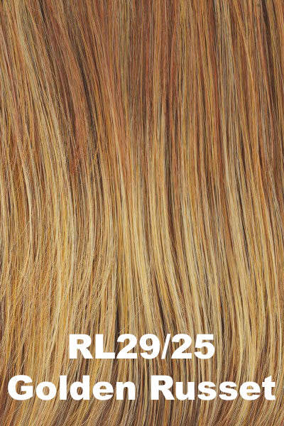 Raquel Welch Wigs - Straight Chic - Golden Russet (RL29/25). Strawberry Blonde w/ Golden Blonde highlights.